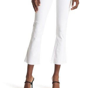 NWT BEAUTIFUL PAIGE Rory Crop Raw Hem Flare Jeans